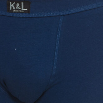 Pack-2 Basic Boxers met ademende stof KL2009 heren - maat M Blauw