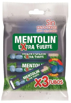 Pack 3 you. · Extra Strong mentholin without sugar