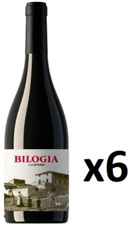PACK 6 bottles red wine Bilogia 2017, D.O Valencia, free shipping from Spain, red wine