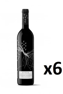 PACK 6 bottles red wine Cigales Vinea parenting, D.O Cigales, free shipping from Spain, red wine