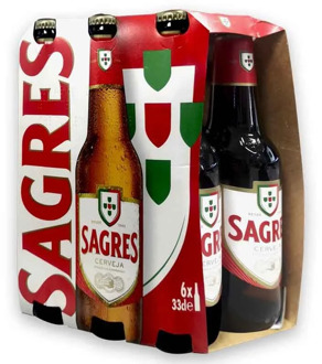 Pack 6 Sagres Botellín 33cl beers