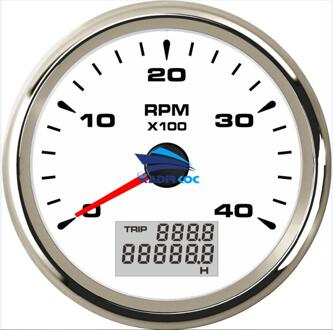 Pack Van 1 Auto Rev Tellers Tuning 0-4000Rpm Tachometers 85Mm 9-32V Revolutie Meter met Rood Blauw Groen Wit Geel Backlight WS