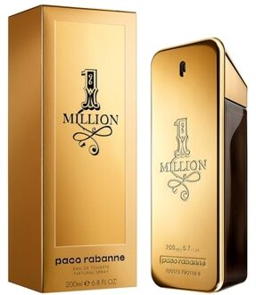 Paco Rabanne 1 Million 200ml eau de toilette Mannen