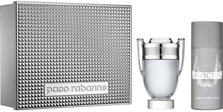 Paco Rabanne Invictus 100 ml EDT + Deodorant 150 ml - Gift Set