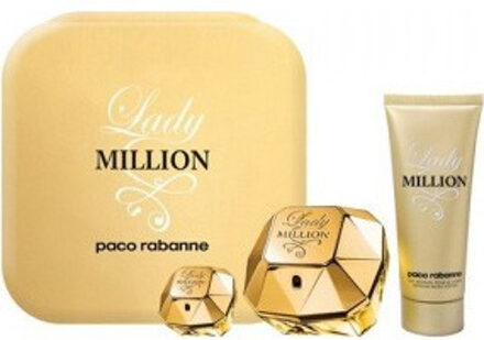 Paco Rabanne Lady Million cadeauset, 3-delig