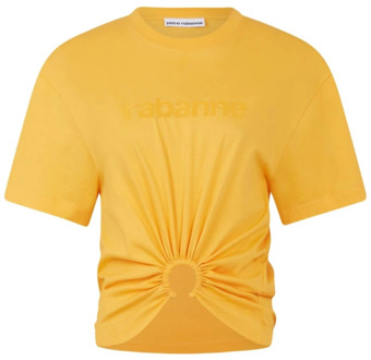 Paco Rabanne Stijlvolle T-shirts en Polos Collectie Paco Rabanne , Orange , Dames - M,S