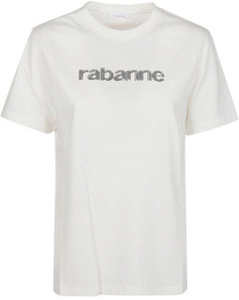 Paco Rabanne T-Shirts Paco Rabanne , Beige , Dames - L,M,S