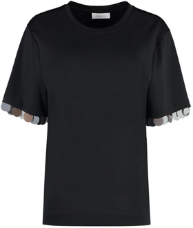 Paco Rabanne T-Shirts Paco Rabanne , Black , Dames - M,S