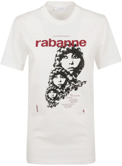 Paco Rabanne T-Shirts Paco Rabanne , White , Dames - S,Xs
