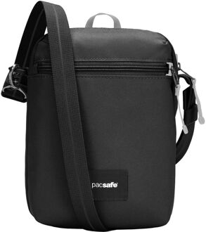 Pacsafe Go Festival Crossbody Anti-Theft jet black damestas Zwart - H 23 x B 17 x D 7 cm