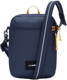 Pacsafe Go Festival Crossbody Schoudertas coastal blue damestas Blauw - H 23 x B 17 x D 7 cm