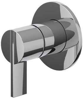 Pact Afbouwdeel - voor inbouw douchemengkraan - eenhendel - ronde rozet - Chroom 6202051