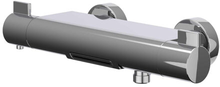Pact Badthermostaatkraan opbouw - Cooltouch - cascade uitloop - Chroom 6302051