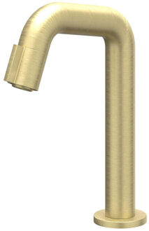 Pact Fonteinkraan Contour - opbouw - laag - Geborsteld mat goud PVD 6402204 Goud geborsteld