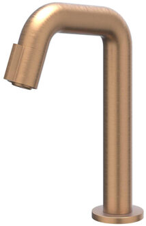 Pact Fonteinkraan Contour - opbouw - laag - Geborsteld mat koper PVD 6402205 Koper geborsteld