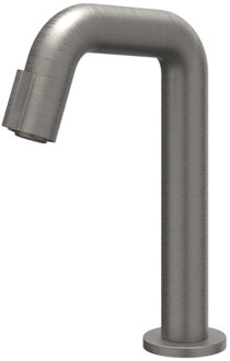 Pact Fonteinkraan Contour - opbouw - laag - Geborsteld metal black PVD 6402206 Metal black geborsteld (antraciet)