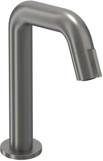 Pact Fonteinkraan Contour - opbouw - laag - Geborsteld metal black PVD 6402206 Metal black geborsteld (antraciet)