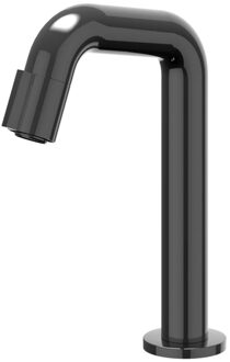 Pact Fonteinkraan Contour - opbouw - laag - Zwart chroom PVD 6402207 Zwart Chroom glans