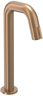 Pact Fonteinkraan Contour - opbouw - verhoogd - Geborsteld mat koper PVD 6402255 Koper geborsteld