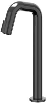 Pact Fonteinkraan Contour - opbouw - verhoogd - Zwart chroom PVD 6402257 Zwart Chroom glans