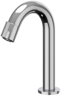 Pact Fonteinkraan - gebogen - opbouw - laag - Chroom 6402051