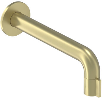 Pact Fonteinkraan - inbouw - 1/2 aansluiting - inkortbaar - Geborsteld mat goud PVD 6402104 Goud geborsteld