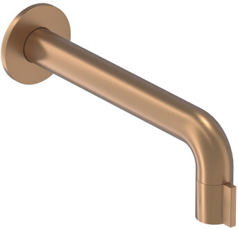 Pact Fonteinkraan - inbouw - 1/2 aansluiting - inkortbaar - Geborsteld mat koper PVD 6402105 Koper geborsteld