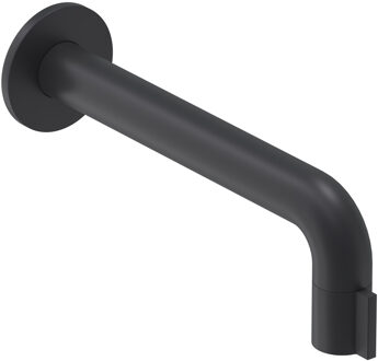 Pact Fonteinkraan - inbouw - 1/2 aansluiting - inkortbaar - Mat zwart PED 6402102 Zwart mat