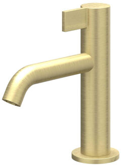 Pact Fonteinkraan - opbouw - laag - Geborsteld mat goud PVD 6402004 Goud geborsteld
