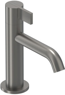 Pact Fonteinkraan - opbouw - laag - Geborsteld metal black PVD 6402006 Metal black geborsteld (antraciet)