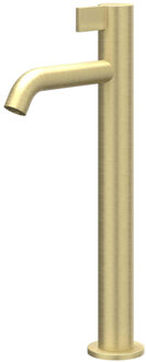 Pact Fonteinkraan - opbouw - verhoogd - Geborsteld mat goud PVD 6402304 Goud geborsteld