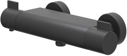 Pact Thermostatische Douchekraan - opbouw - Cooltouch - Mat zwart PED 6202002 Zwart mat