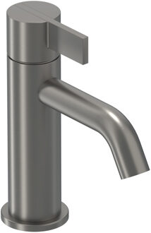 Pact Wastafelmengkraan - opbouw - laag - coldstart - Geborsteld metal black PVD 6101006 Metal black geborsteld (antraciet)