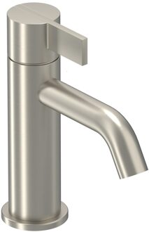 Pact Wastafelmengkraan - opbouw - laag - coldstart - Geborsteld nickel PVD 6101003 Nickel geborsteld (RVS)