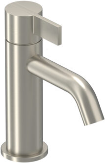 Pact Wastafelmengkraan - opbouw - laag - coldstart - Geborsteld nickel PVD 6101003 Nickel geborsteld (RVS)