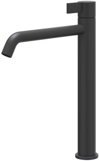 Pact Wastafelmengkraan - opbouw - verhoogd - coldstart - Mat zwart PED 6101152 Zwart mat