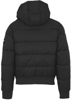 Padded Taped Sleeve Black Jacket Zwart