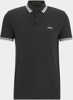 Paddy Polo Heren donkergrijs - L