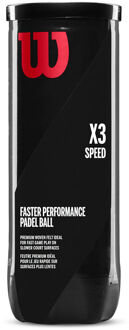 Padel X3 Speed Padelballen 3 stuks