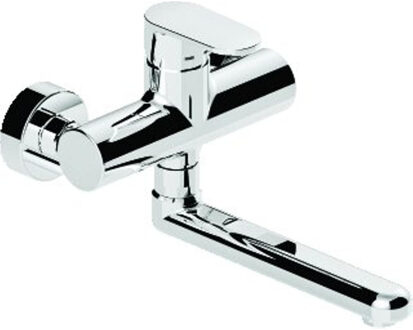 Paffoni Candy opbouw mengkraan met draaibare uitloop chroom