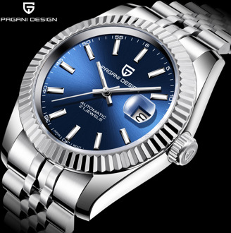 PAGANI DESIGN Luxury Stainless Steel Men Watch Top Brand Mechanical Watch Sapphire Glass Automatic Watch relogio masculino