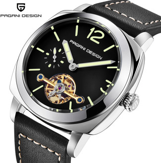 PAGANI DESIGN Luxury Tourbillon Mechanical Watches Water Resistant 30M Genuine Leather Fashion Casual Business Automatic Watch