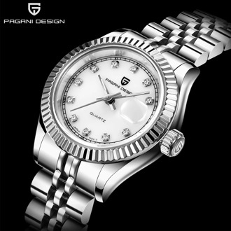 PAGANI DESIGN sapphire Top Brand Luxury Women Wrist Watches stainless steel Quartz Clock Modern Wristwatch Women