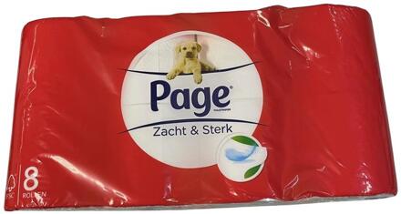 Page Toiletpapier Zacht & Sterk 8 rol wit