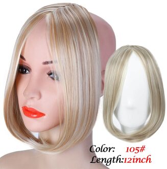 Pageup Lange Pony Clip In Op Front Haar Bang Side Fringe Hair Extension Natuurlijke Synthetische Pony Haaraccessoires Voor Vrouwen 105