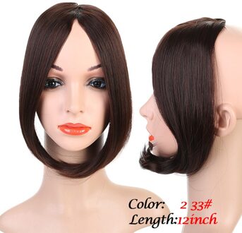 Pageup Lange Pony Clip In Op Front Haar Bang Side Fringe Hair Extension Natuurlijke Synthetische Pony Haaraccessoires Voor Vrouwen 2 33