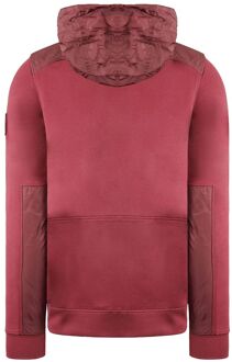 Paia Heren Oxblood Track Jacket Bourgogne - S