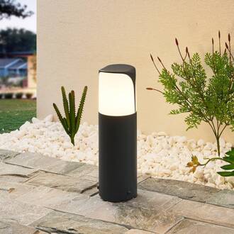 Paikea sokkellamp, 30 cm antraciet, wit