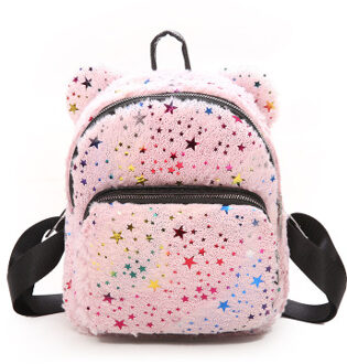 Pailletten Bling Rugzak Meisjes/Vrouwen Schooltassen Voor Tienermeisjes Winter Mochila Mujer Kids Rugzak Mini Rugzak Schooltas Roze