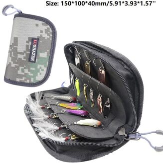 Pailletten Lokken Zak Spinner Tas Set Composiet Aas Vliegen Haken Metalen Pailletten Lepel Lokt Met Eva Hard Shell Storage Case vissen Tas